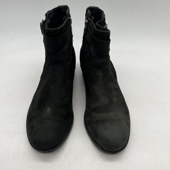 Sorel NL3080-010 Boots Women's Size 9 Lolla Ankle Bootie Leather Zip Buckle - Picture 2 of 11